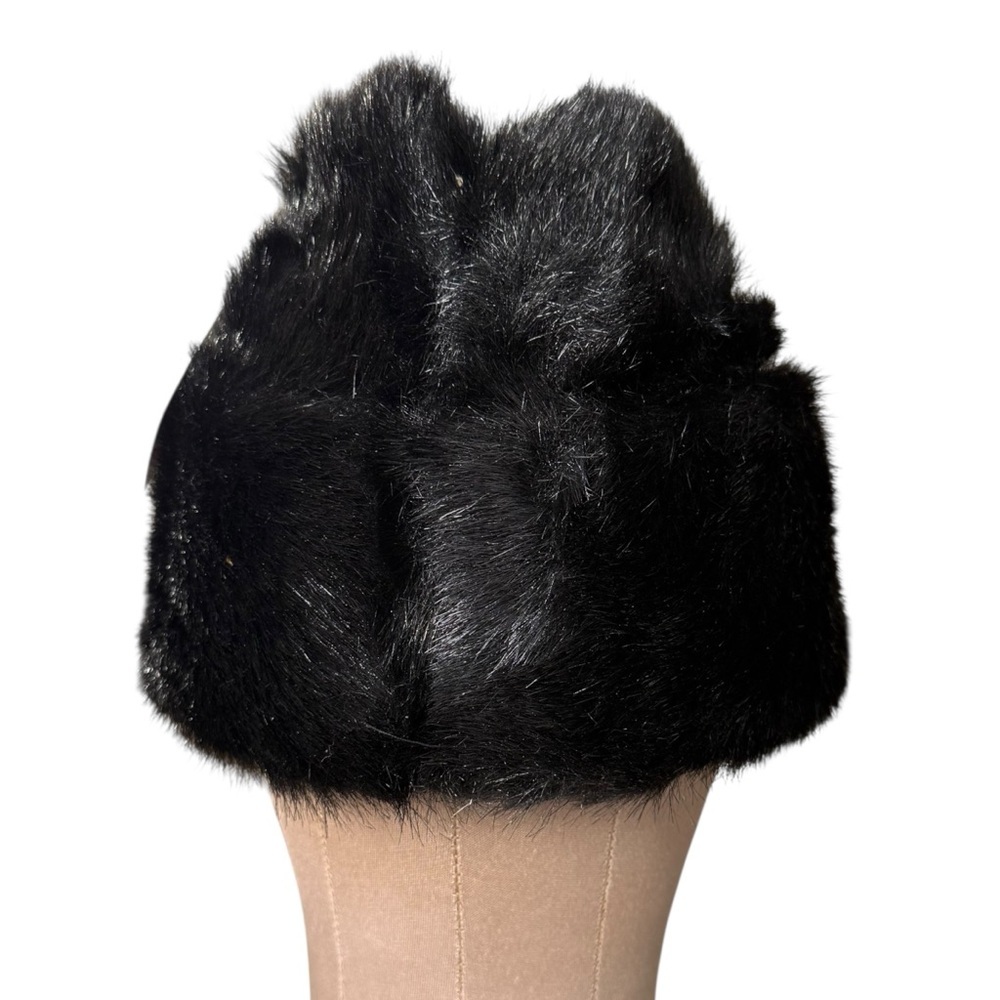 John Kent Faux Fur Cossack Hat Black New With Tags Size Small / Medium
